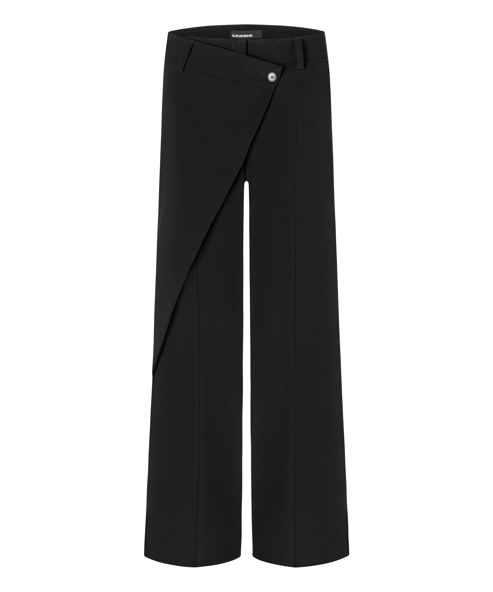 Cambio Stoffhose ANAIS WRAP FRONT- black/schwarz