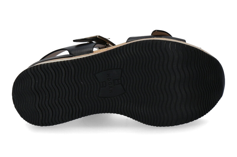 Hogan Plateau-Sandale SUGHERO PROFILI MIC MOD FIBBIA SCHWARZ (37 ) Hogan Plateau-Sandale SUGHERO PROFILI MIC MOD FIBBIA SCHWARZ (37 )