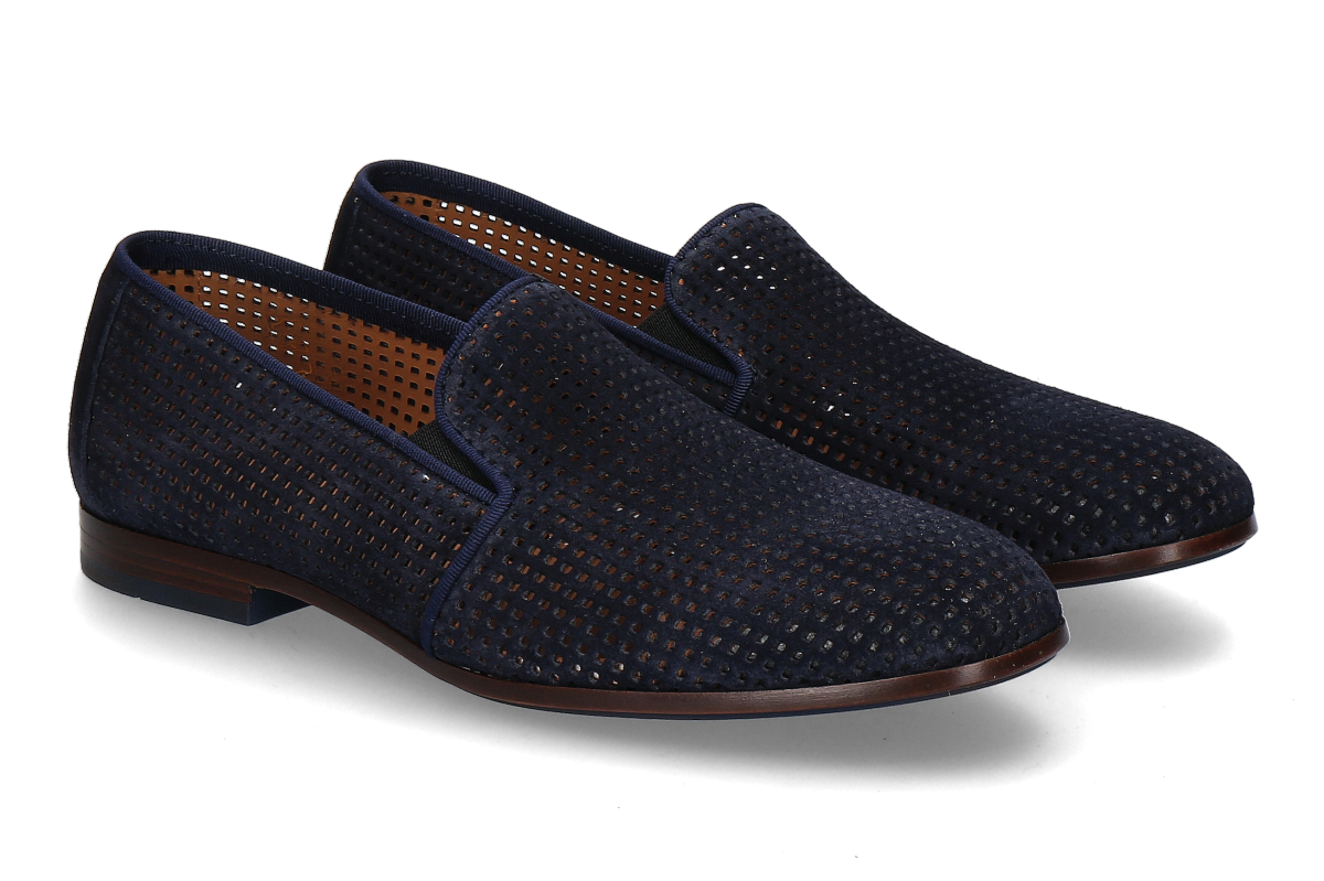 Mercanti Fiorentini Herren- Slipper KALEI- notte/ dunkelblau