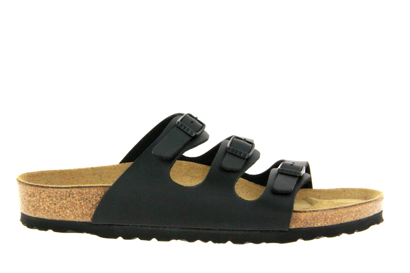 Birkenstock Pantolette FLORIDA NORMAL BIRKO-FLOR SCHWARZ (39)