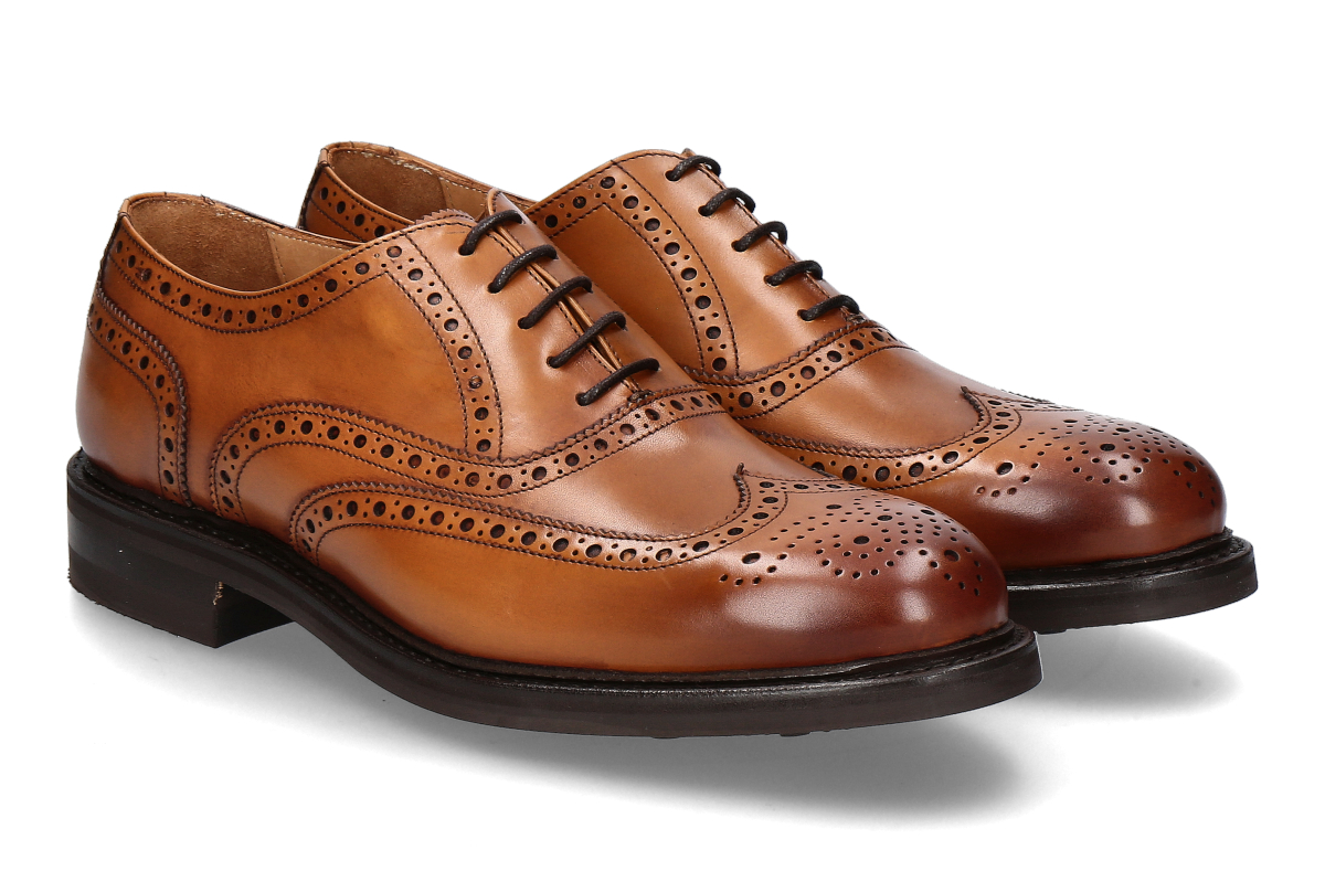 Berwick Herren Schnürer VEGANO TAN - braun