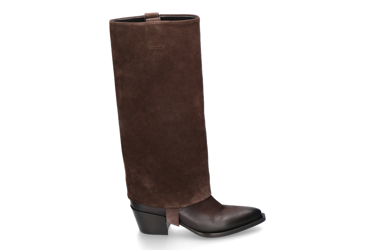Strategia Damen- Stiefel BOSTON FONDENTE- dunkelbraun/ wood