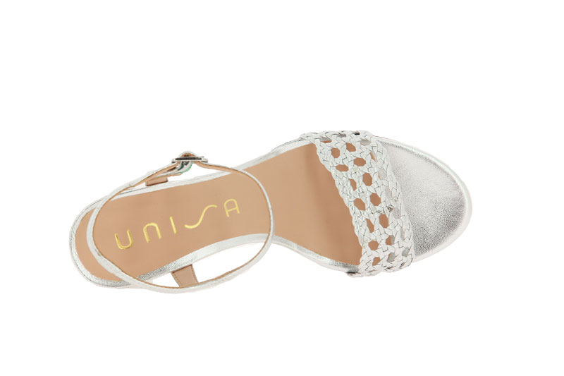 Unisa Sandalette GITA LIGHT SILVER (41)