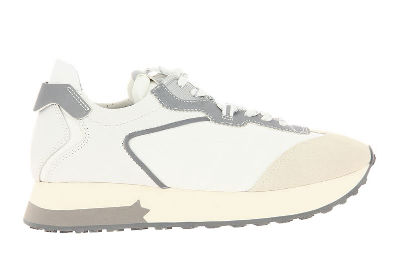 ASH Sneaker TIGER CALF SUEDE SALT WHITE SILVER (37 )