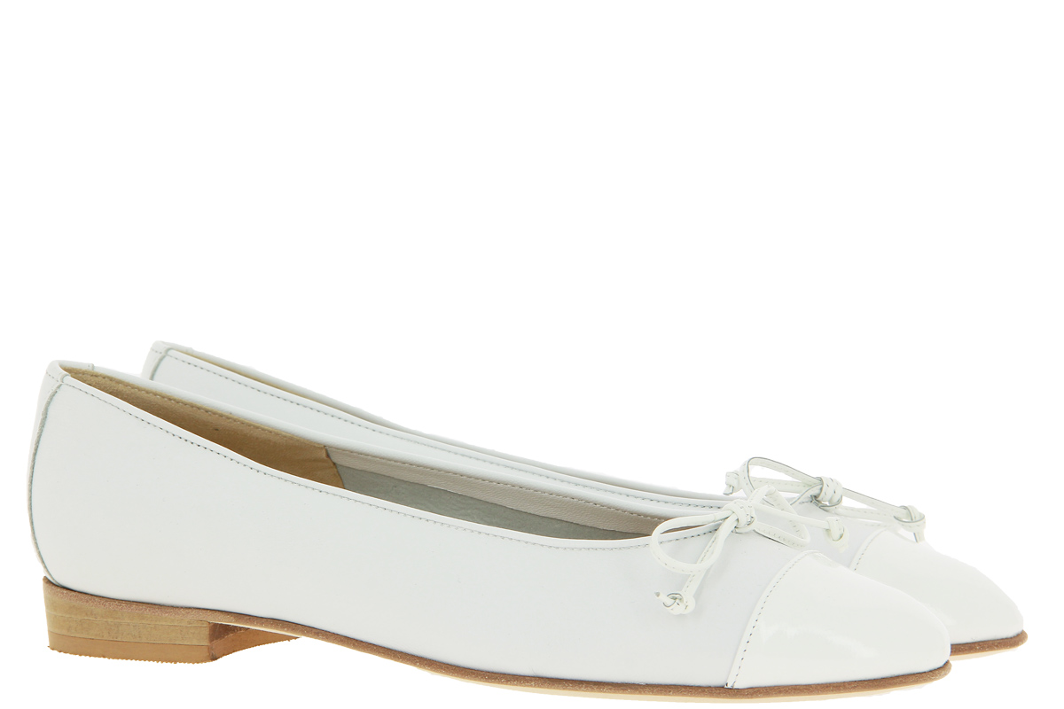 Lorbac Ballerina NAPPA BIANCO VERNICE