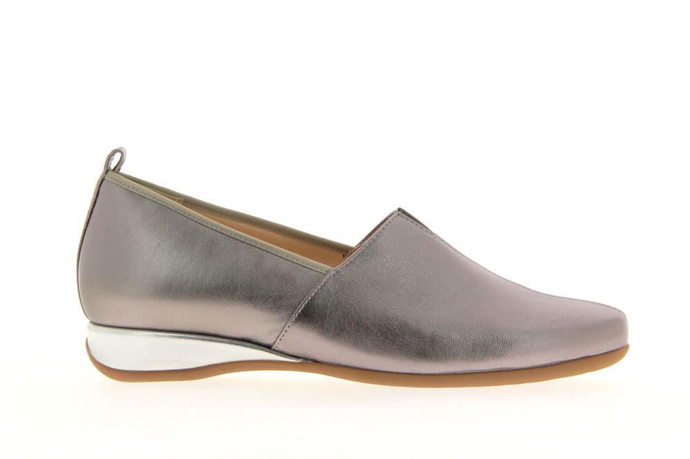 Hassia Slipper PETRA G-WEITE SOFTLAMM SMOKE SILVER (40)