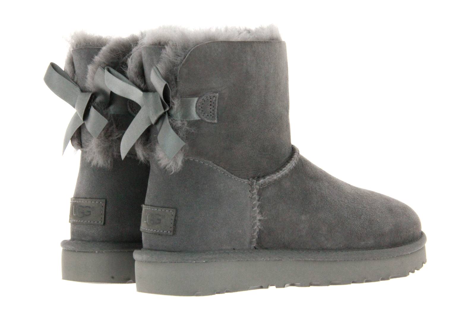 UGG Australia Boots MINI BAILEY BOW II GREY (40)