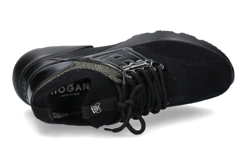Hogan Sneaker ACTIVE ONE KNITTED NASEL NERO ORO (39½)