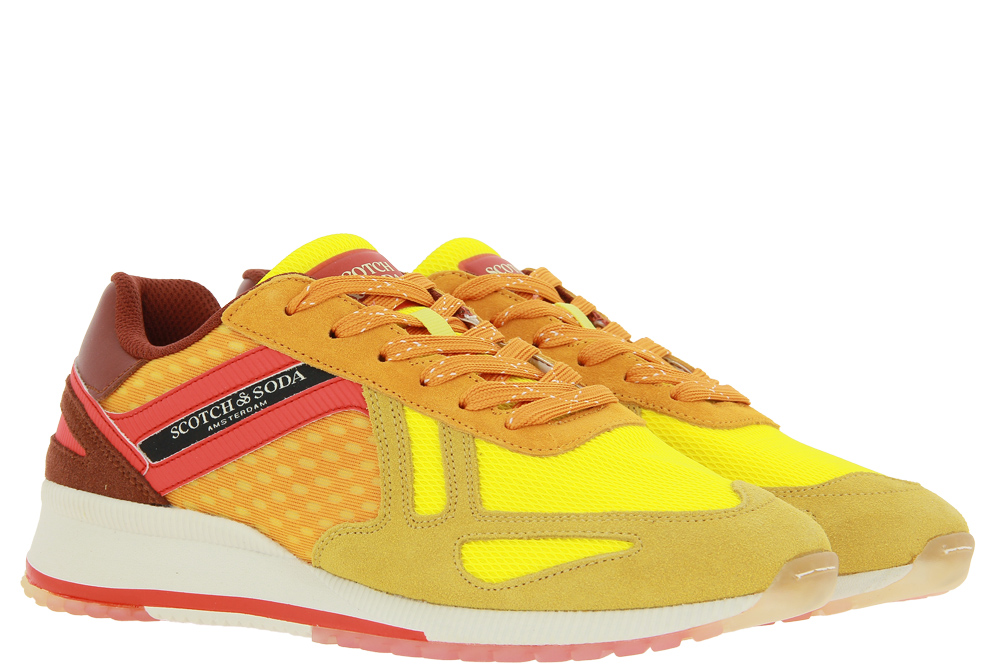 Scotch & Soda Sneaker VIVEX MESH SUEDE ORANGE MULTI