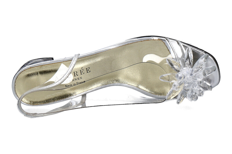 Azuree Cannes Sandalette MACADA METAL ARGENT MOTF CRISTAL (37 ) Azuree Cannes Sandalette MACADA METAL ARGENT MOTF CRISTAL (37 )