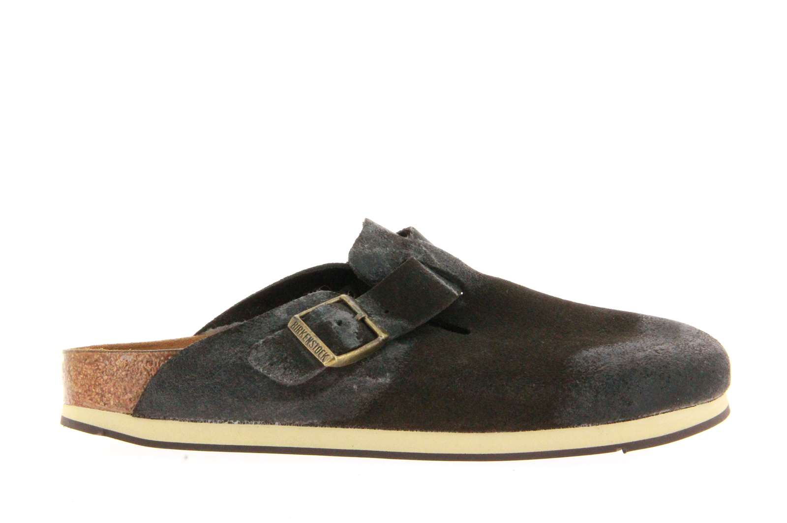Birkenstock Pantolette BOSTON SCHMAL VELOUSRLEDER (46)