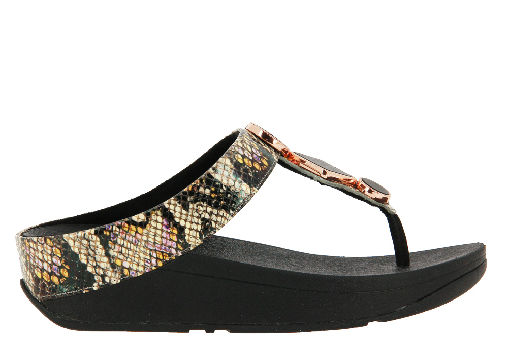 Fitflop Zehenstegsandale LEIA EXOTIC SNAKE