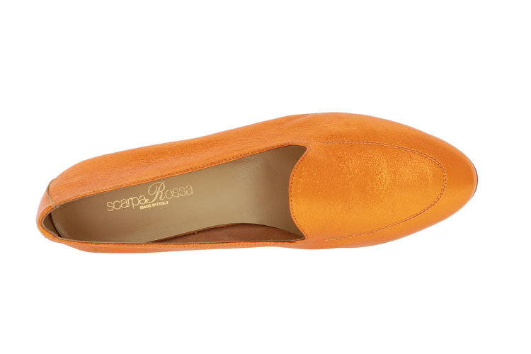 ScarpaRossa Slipper BENITO LAMINATO ARANCIO (40½)