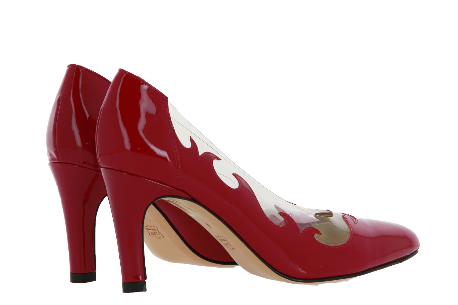 Azuree Cannes Pumps LIPID VERNIS ROUGE (39)