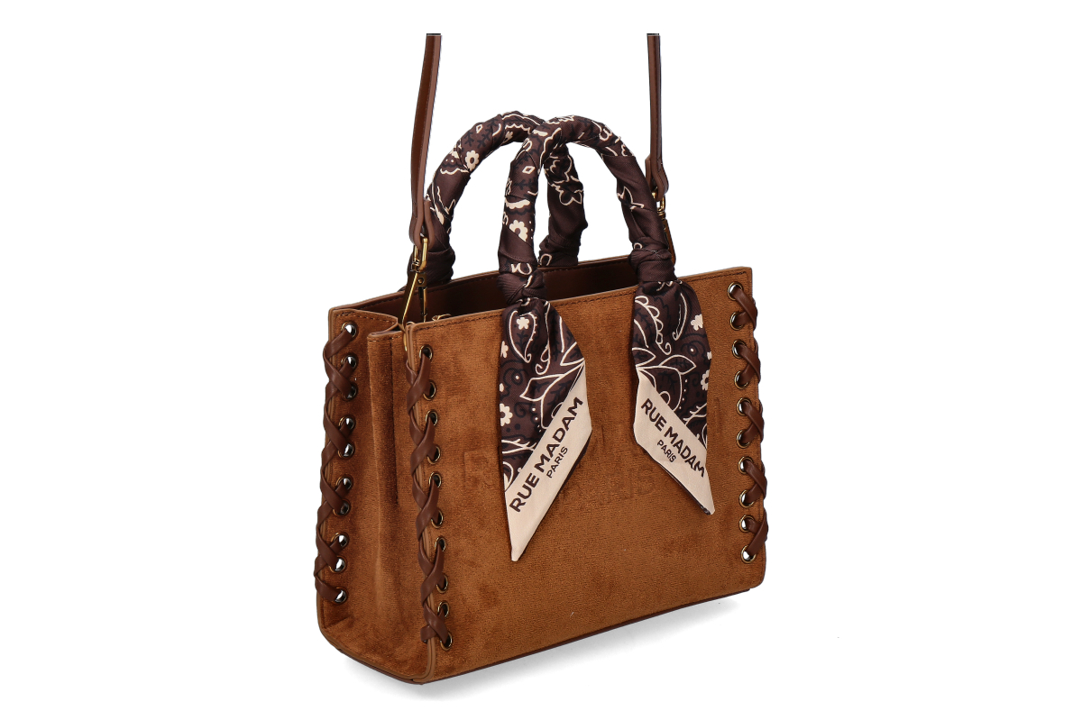 Rue Madam Tasche APACHE MINI TOTE SUEDE- brown/braun Rue Madam Tasche APACHE MINI TOTE SUEDE- brown/braun