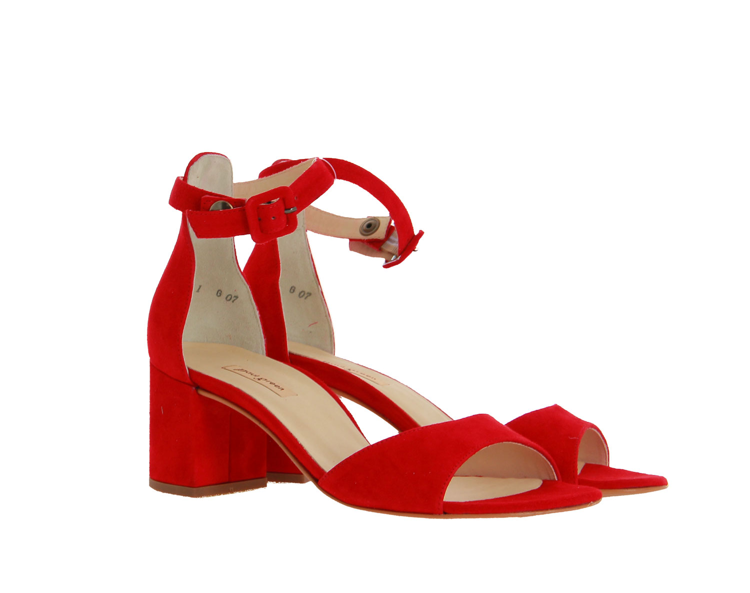 Paul Green Sandalette SAMTZIEGE RED (37 )