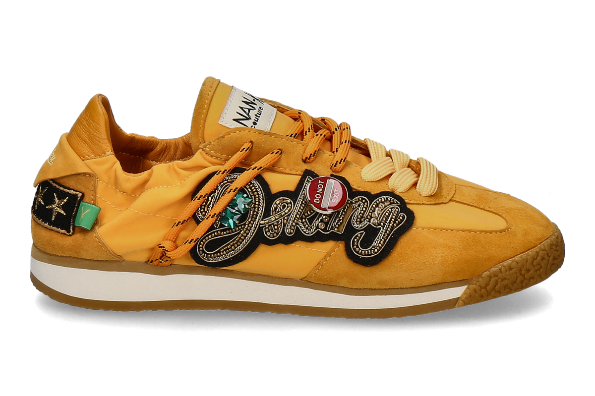 Nan-Ku Couture Damen- Sneaker EDX- gelb/ yellow