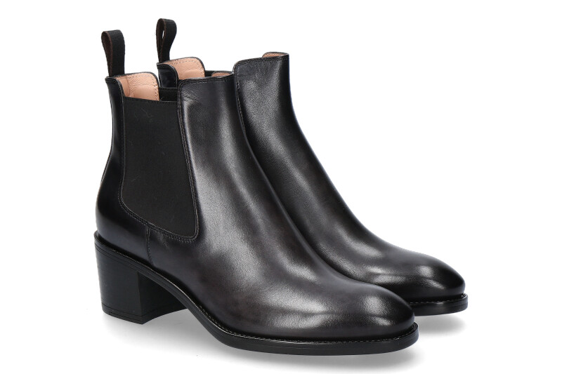 Santoni Chelsea Boot NAPPA NERO (38½)