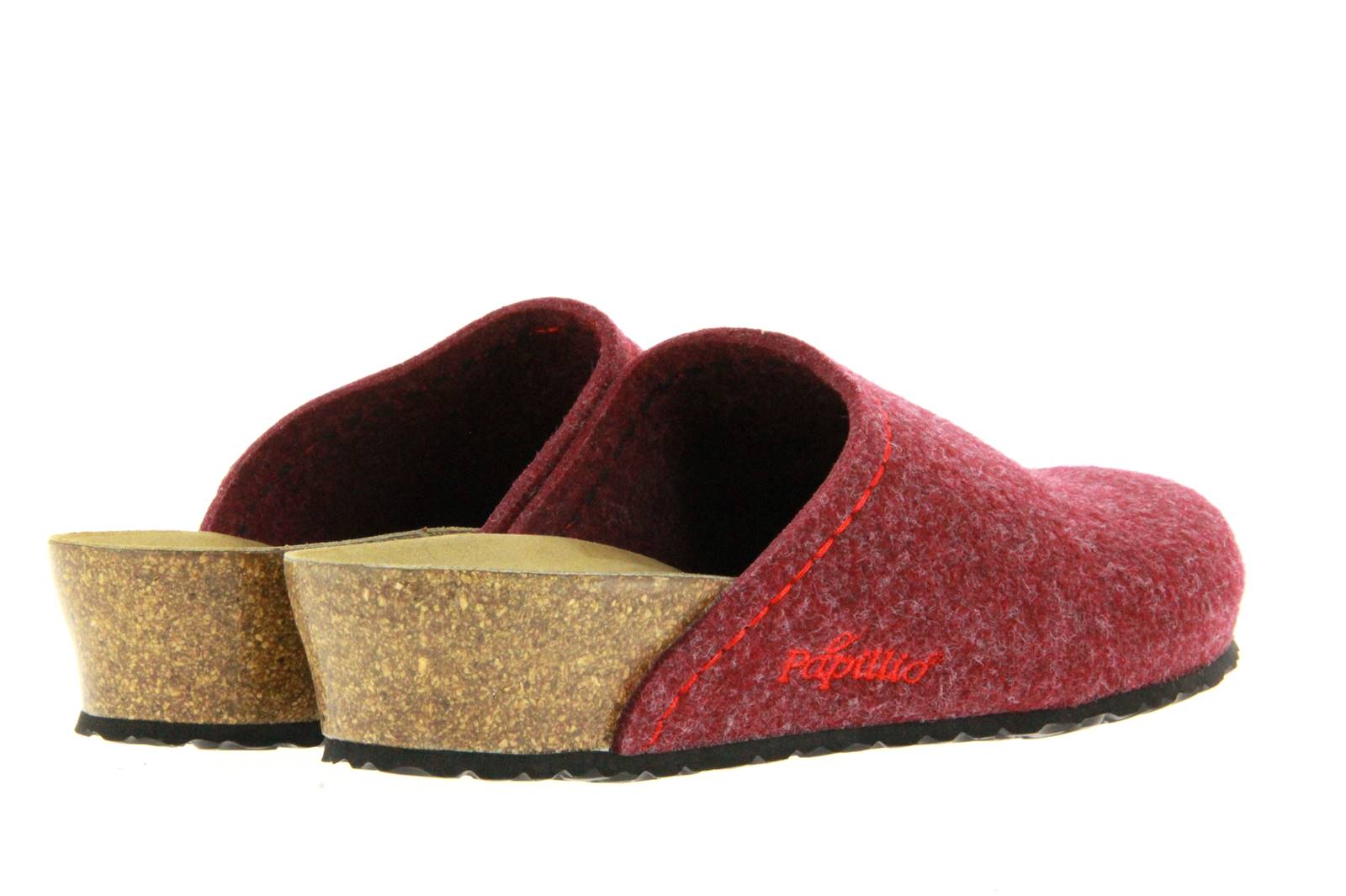 Papillio by Birkenstock Clogs AUDREY SCHMAL FILZ RED (41)