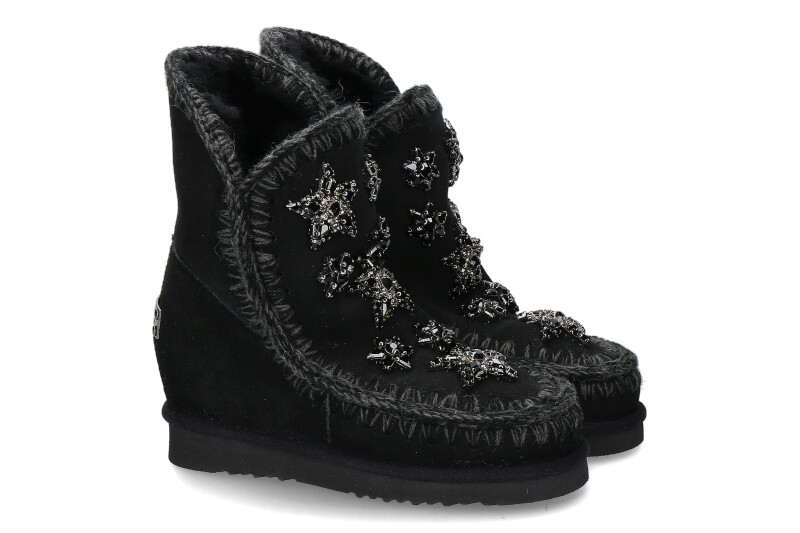 MOU BOOTS INNER WEDGE SHORT CRYSTAL STARS (37 )