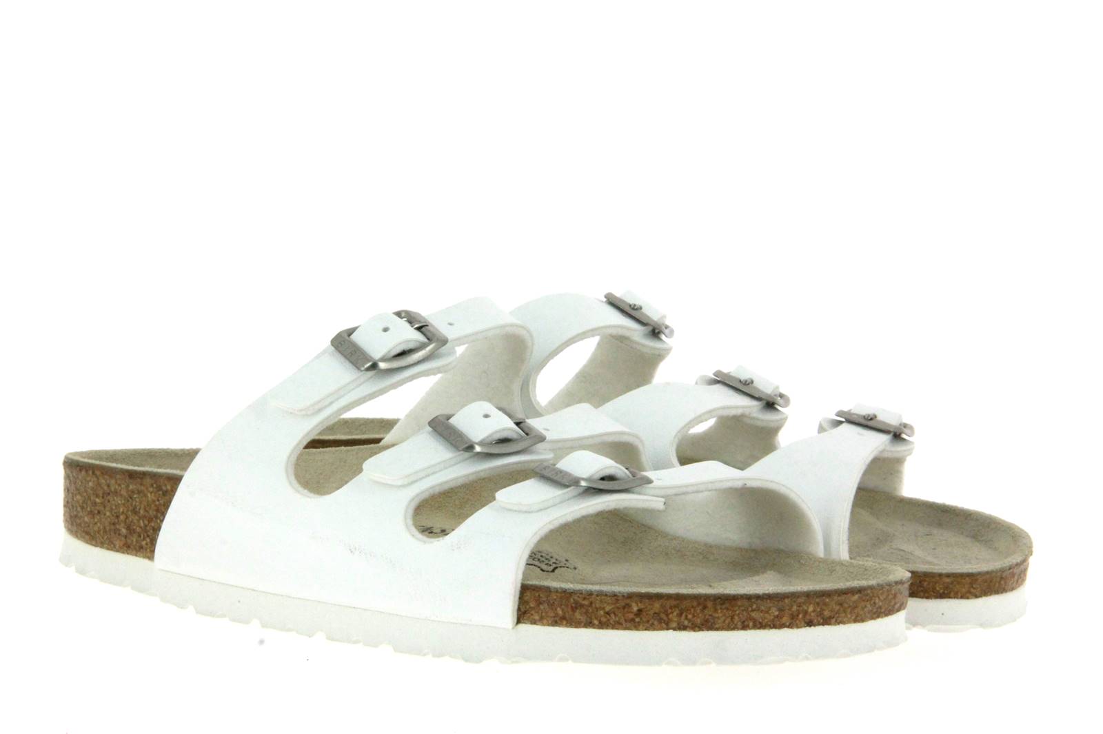 Birkenstock Pantolette FLORIDA NORMAL BIRKO FLOR WEIß (37 ) Birkenstock Pantolette FLORIDA NORMAL BIRKO FLOR WEIß (37 )
