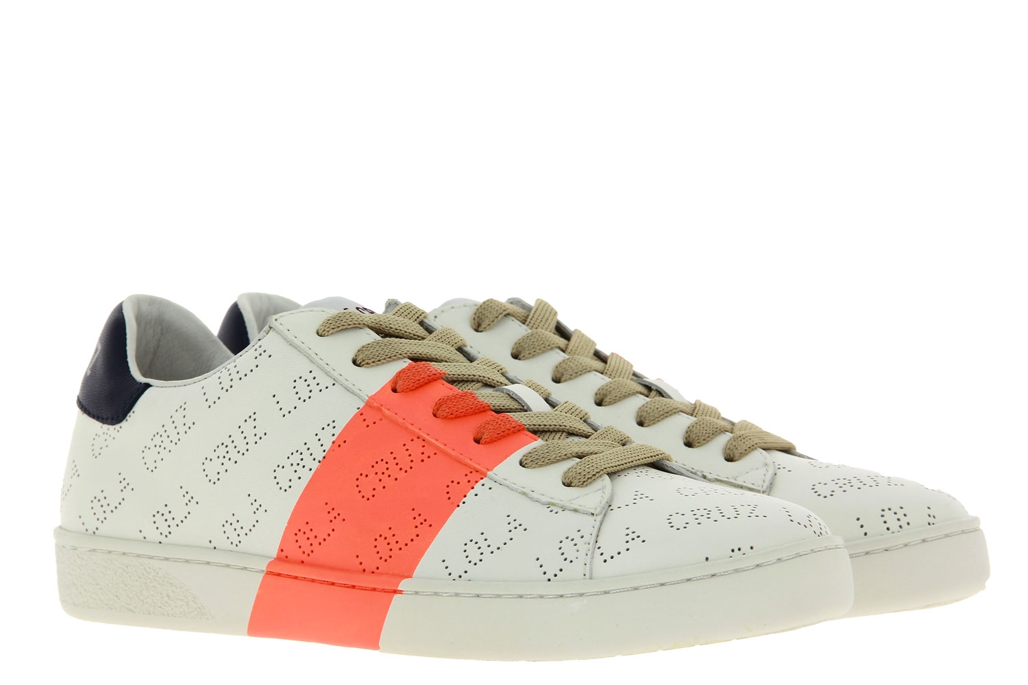 Lola Cruz Sneaker NAPPA ORANGE WHITE (39)