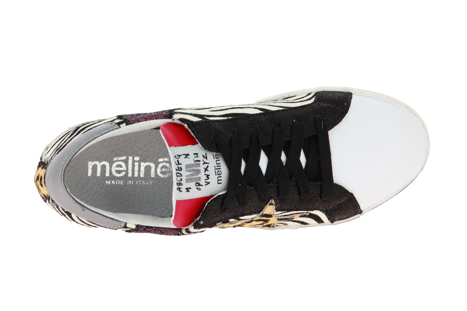 méliné Sneaker CAVALLINO ZEBRINO MICROCRACK PURPLE (40)