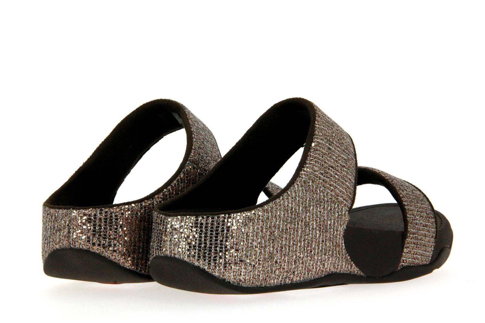 Fitflop Pantolette LULU SUPERGLITZ SLIDE BRONZE (39)