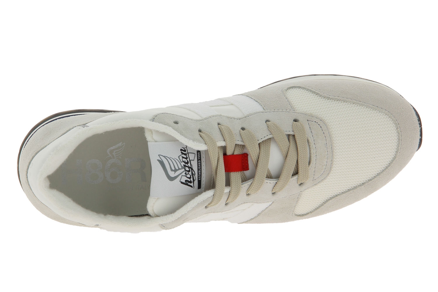 Hogan Sneaker RETRO RUNNING LOGO BIANCO GLASSE (42½)