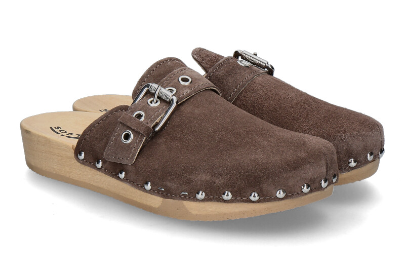Softclox Clogs LESLIE KASCHMIR- mocca/natur