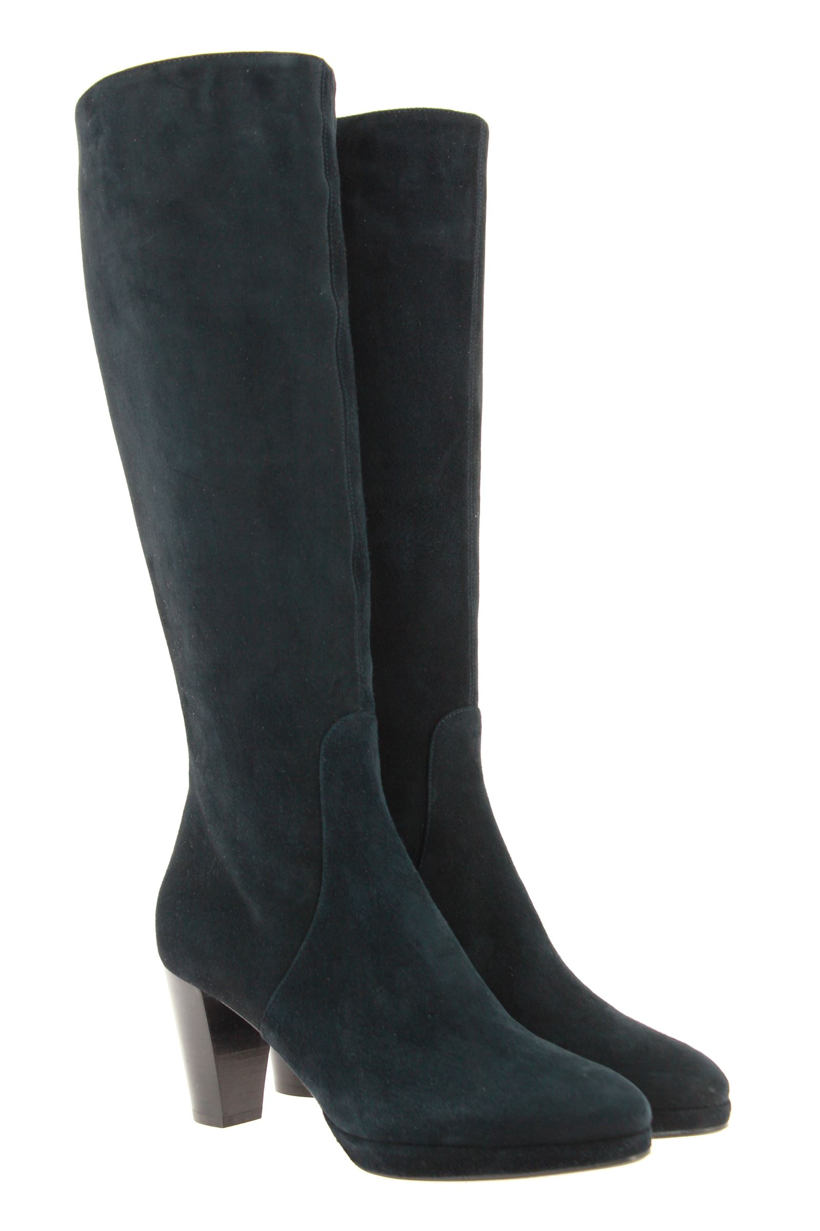 Dyva Stiefel CAMOSCIO NOTTE BLU (40)