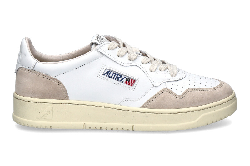 Autry Sneaker LOW MAN LEATHER SUEDE WHITE (43)