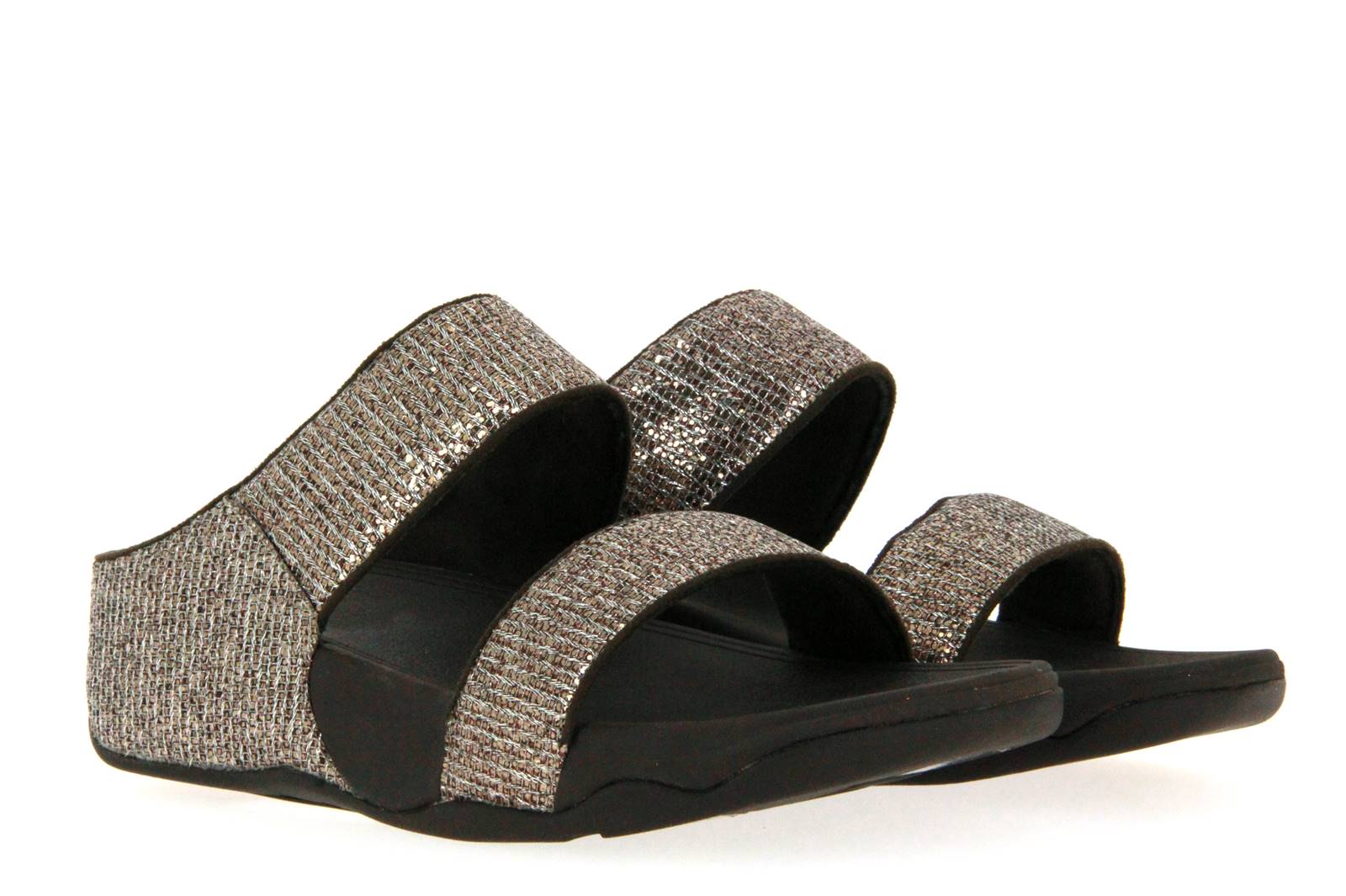 Fitflop Pantolette LULU SUPERGLITZ SLIDE BRONZE (39)