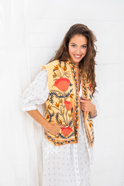 sweetdreams Ibiza Weste KASMIRI- yellow/gelb