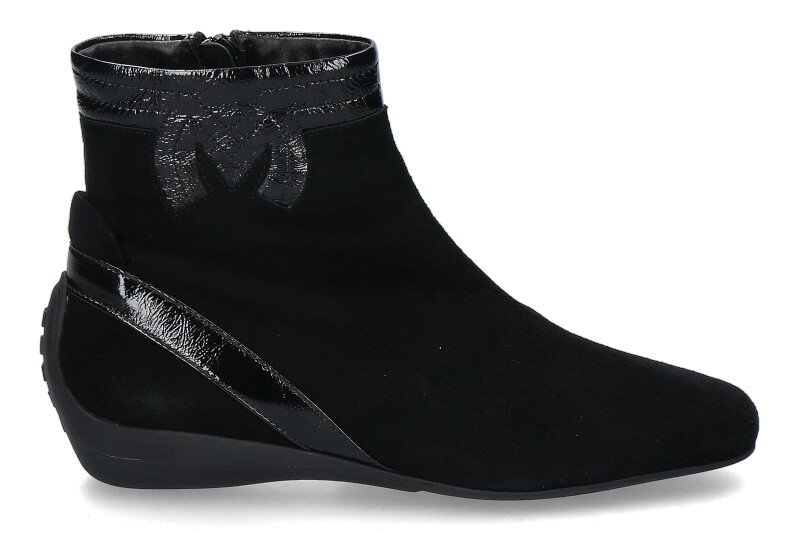 Mania Stiefelette CAMOSCIO NERO