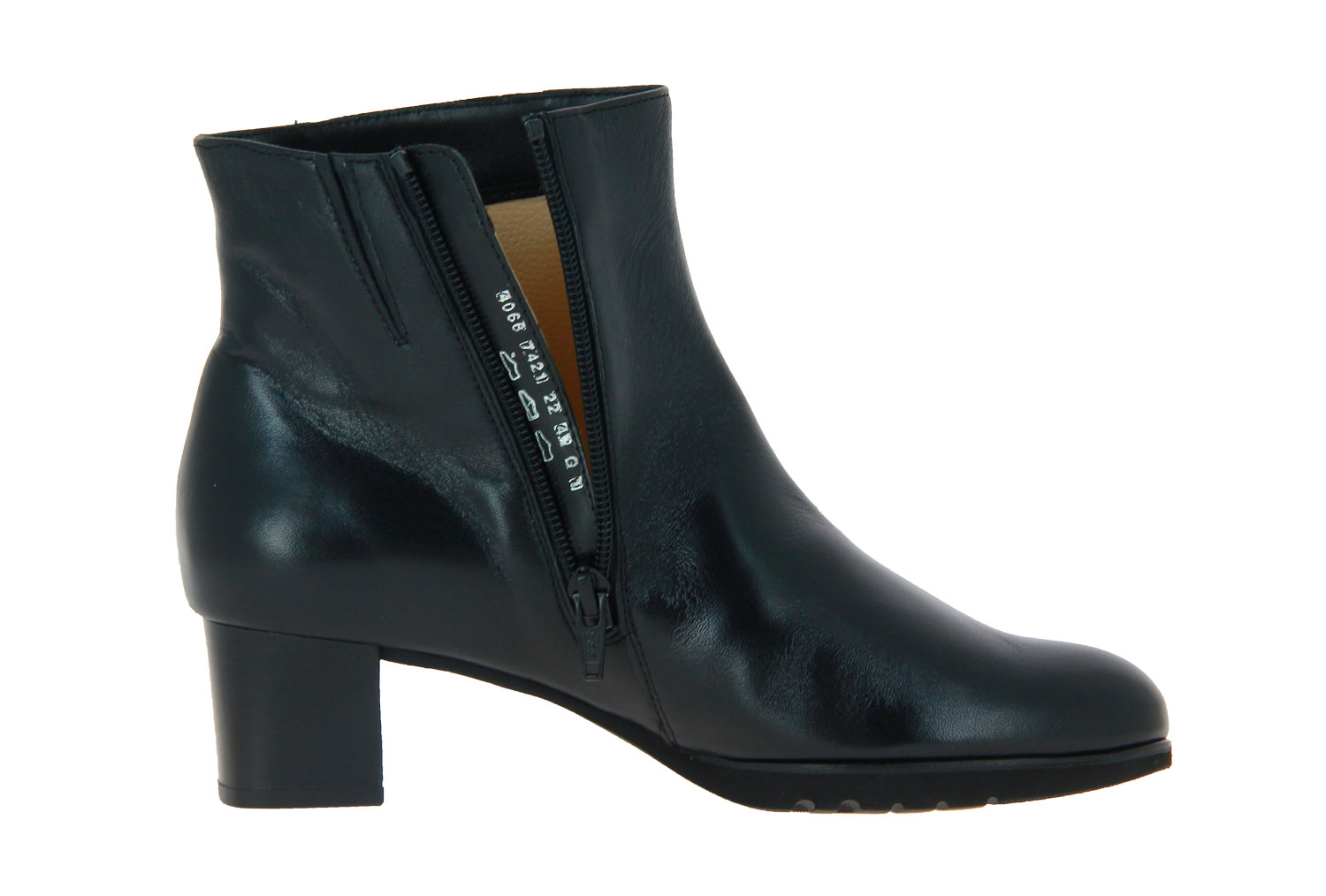 Hassia Stiefelette SEVILLA WEITE-G NAPPALUX BLACK ANTRACIT (40)