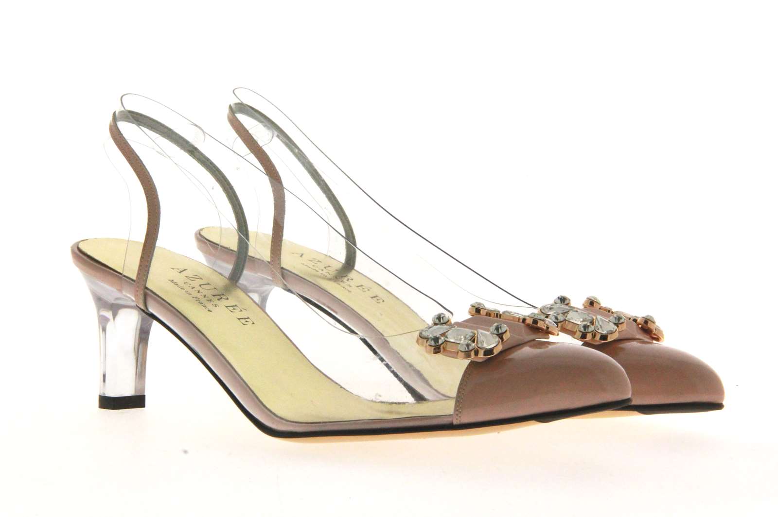 Azuree Cannes Slingpumps LAPERI VERNIS NUDE (38)