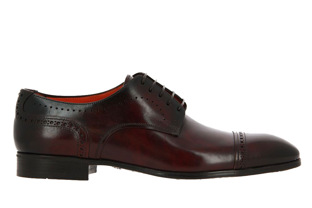 Santoni Schnürer LEATHER BROWN (43)