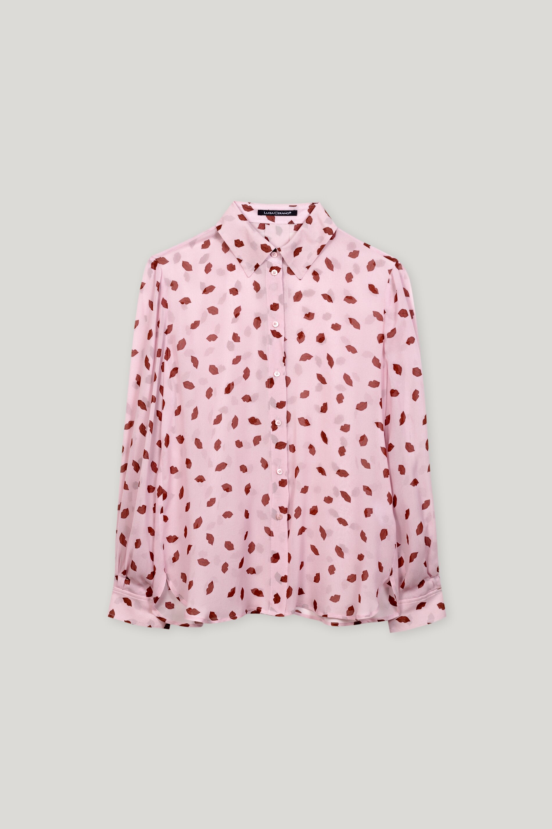 Luisa Cerano Blusen LIPS PRINT - fresh rose/mehrfarbig
