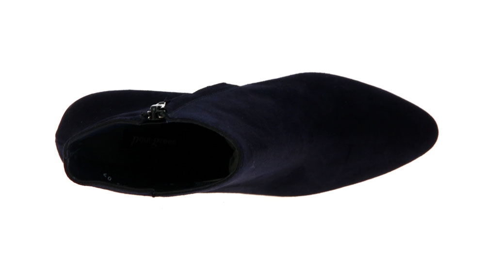 Paul Green Stiefelette SAMTZIEGE BLAU (37½)