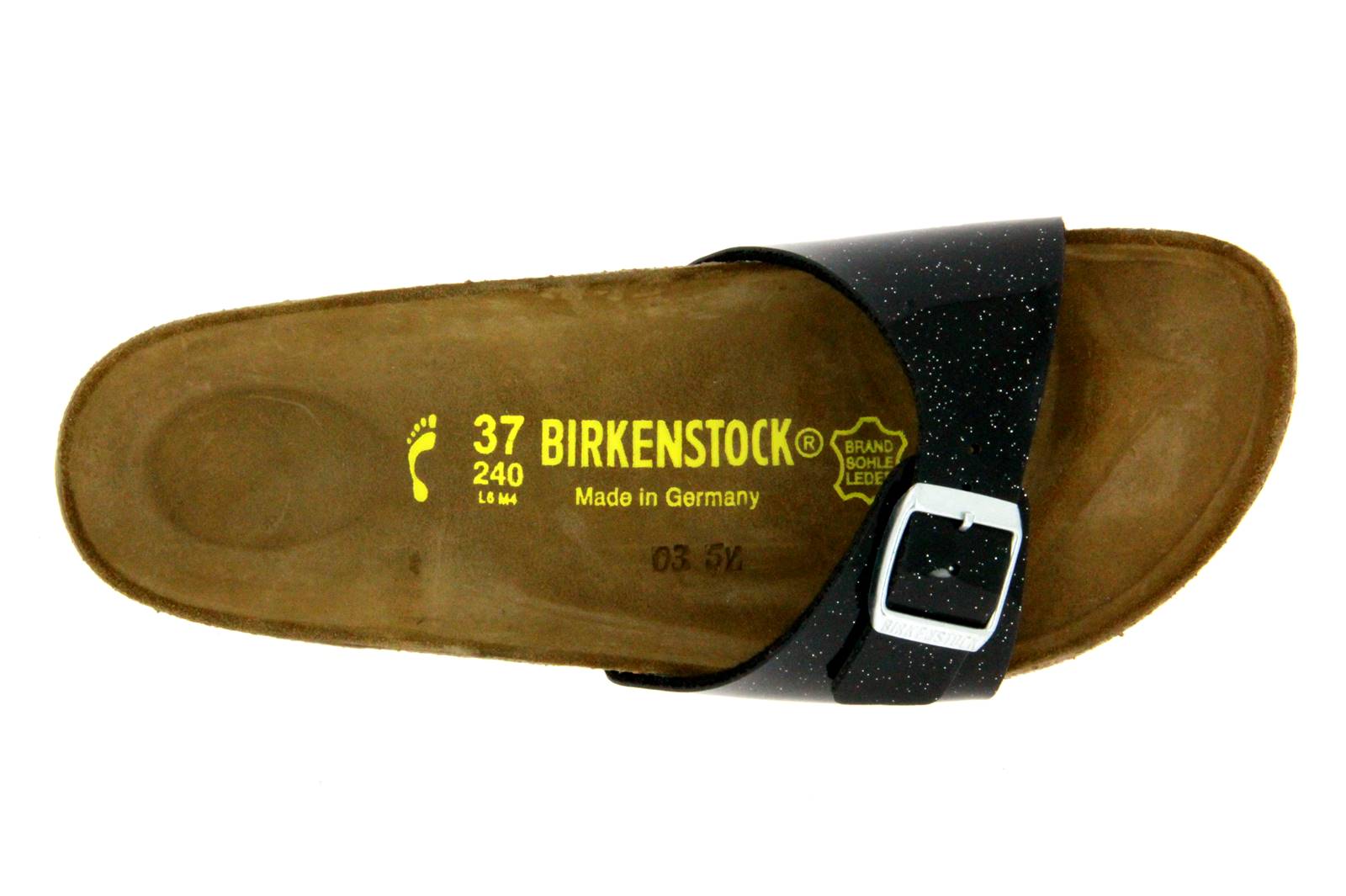 Birkenstock Pantolette MADRID SCHMAL MAGIC GALAXY BLACK (39)