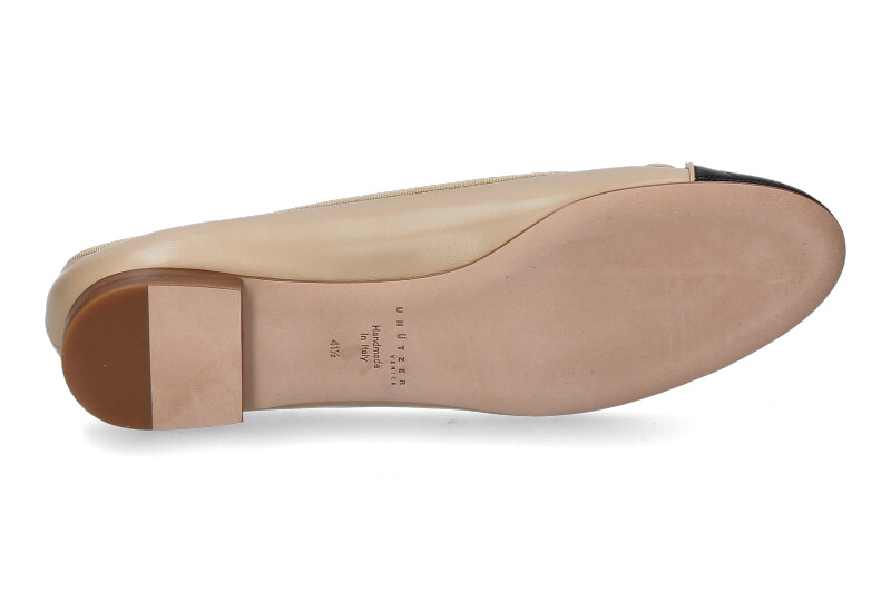 Unützer Ballerina CAPRETTO BEIGE NERO (41½)