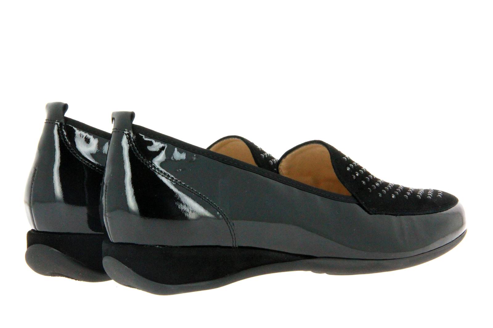 Hassia Slipper PETRA ANILLACK LEATHER BLACK (41)