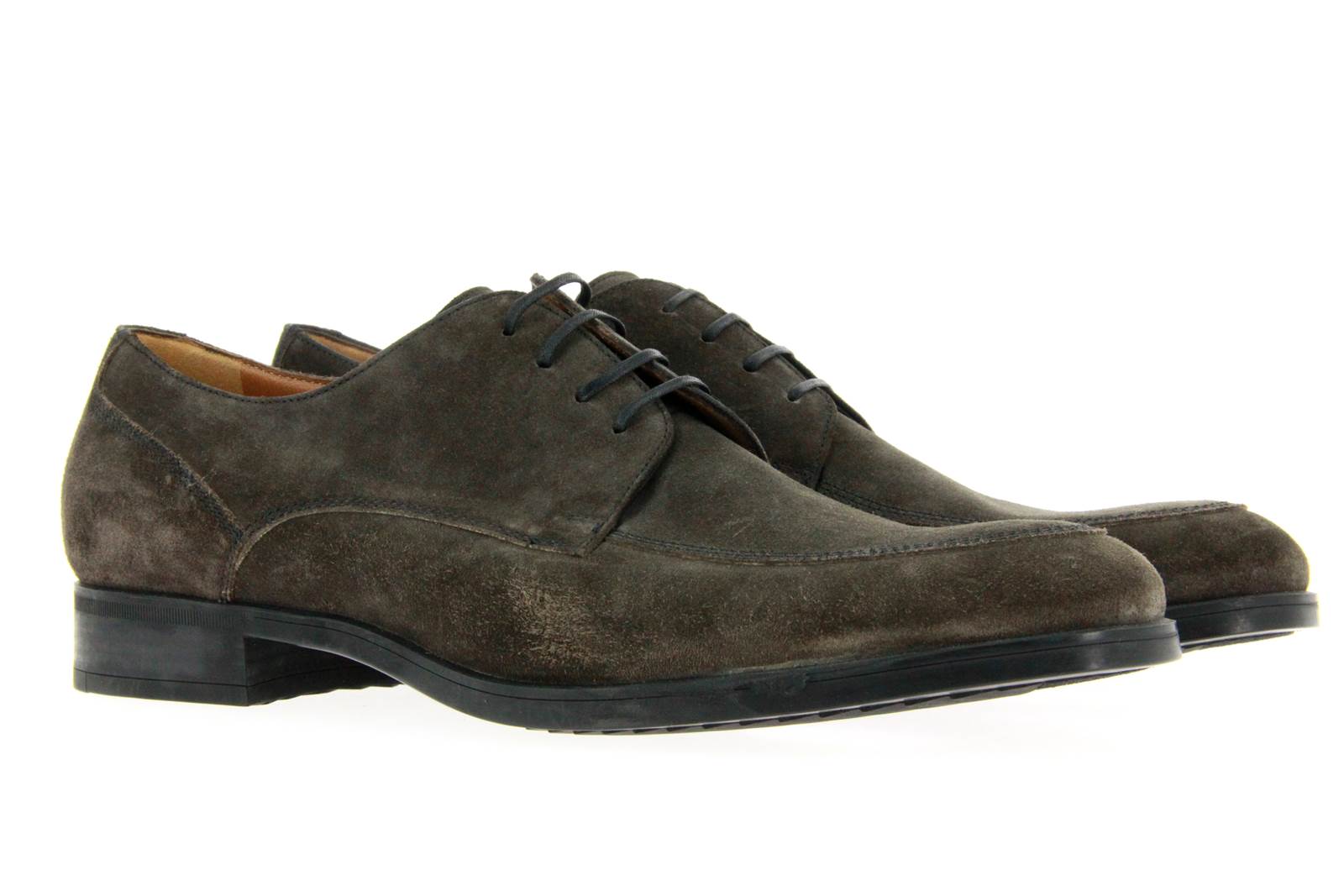 Moreschi Schnürschuh CAMOSCIO MARRONE SCURO (42)