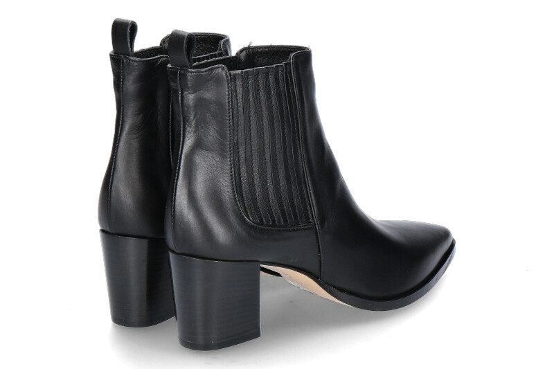 Pomme D'Or Stiefelette SETA NERO CUOIO NERO (40½) Pomme D'Or Stiefelette SETA NERO CUOIO NERO (40½)