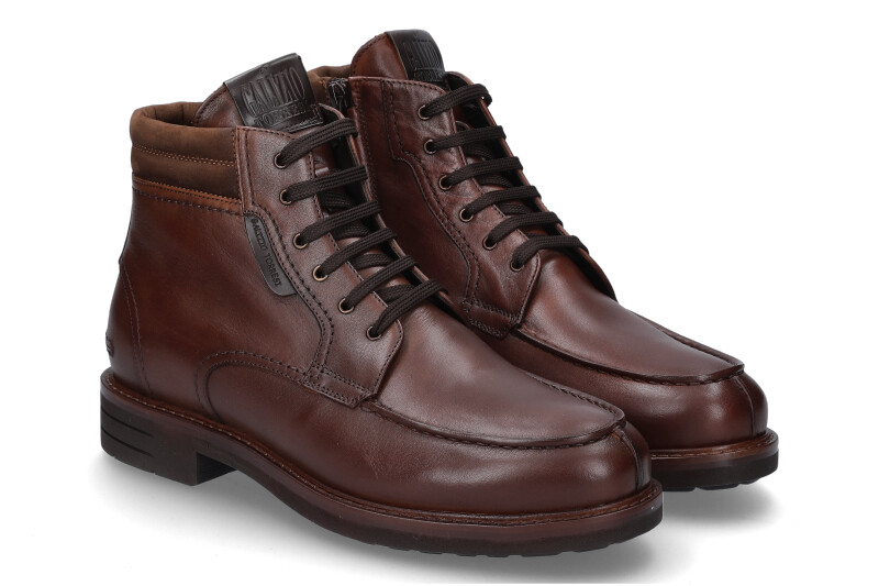 Galizio Torresi Boots gefüttert VITELLO KING COGNAC