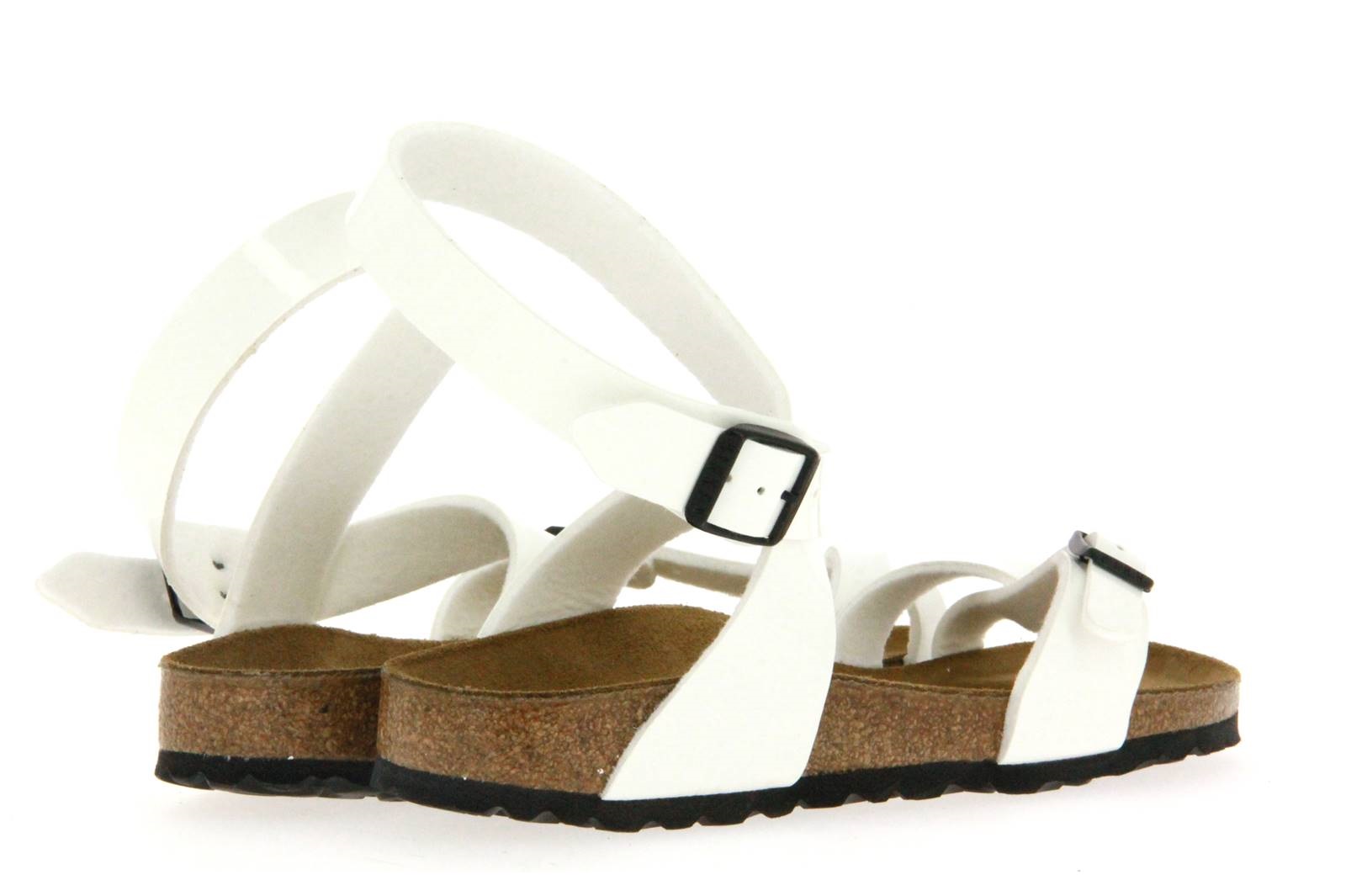Birkenstock Sandale YARA SCHMAL BIRKO-FLOR LACK WEIß (41)