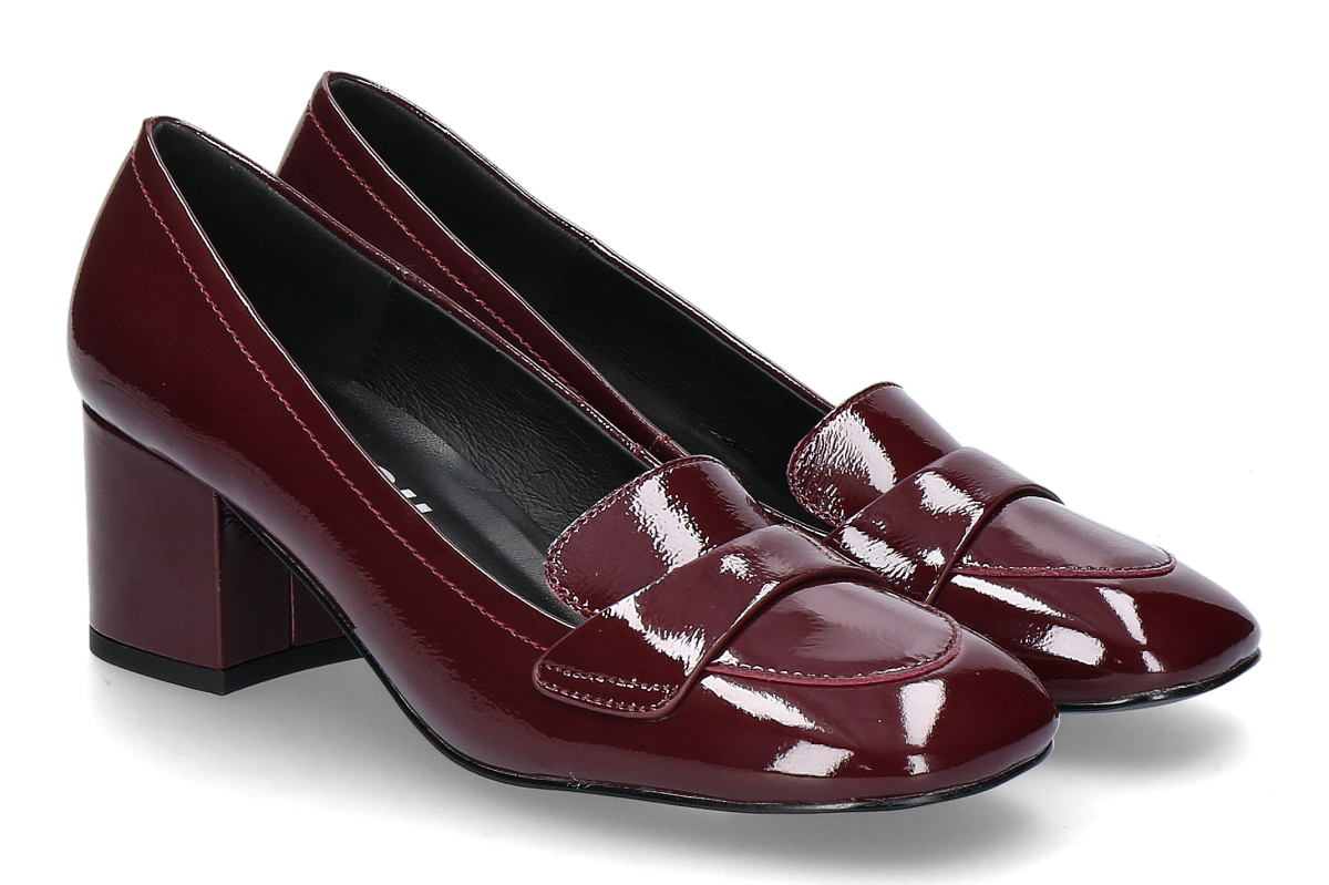 Bibi Lou Trotteur 700Z21 PATENT- burgundi/ weinrot