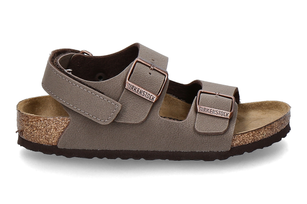 Birkenstock Kinder- Sandale MILANO BIRKO-FLOR SCHMAL- mocca/ braun