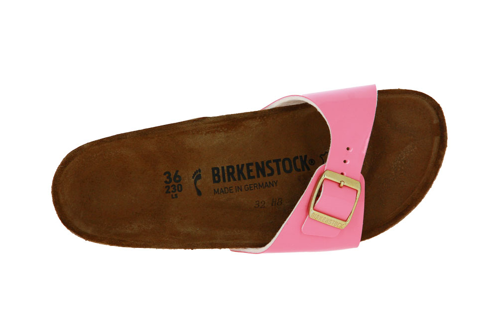 Birkenstock Pantolette SCHMAL MADRID CREAM CORAL (41)